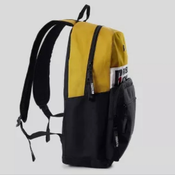 Russel Athletic Yellow Backpack Bag Laptop Sleev 15" School Student College Kids - Picture 2 of 15